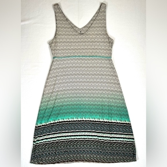 ATHLETA Women’s Santorini Ombré Boho Geometric Sleeveless Tank Dress Size‎ Small - Picture 8 of 14